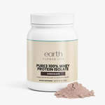 Earth Flower Life Pure3 Whey Protein Isolate Chocolate container, alternate view 2